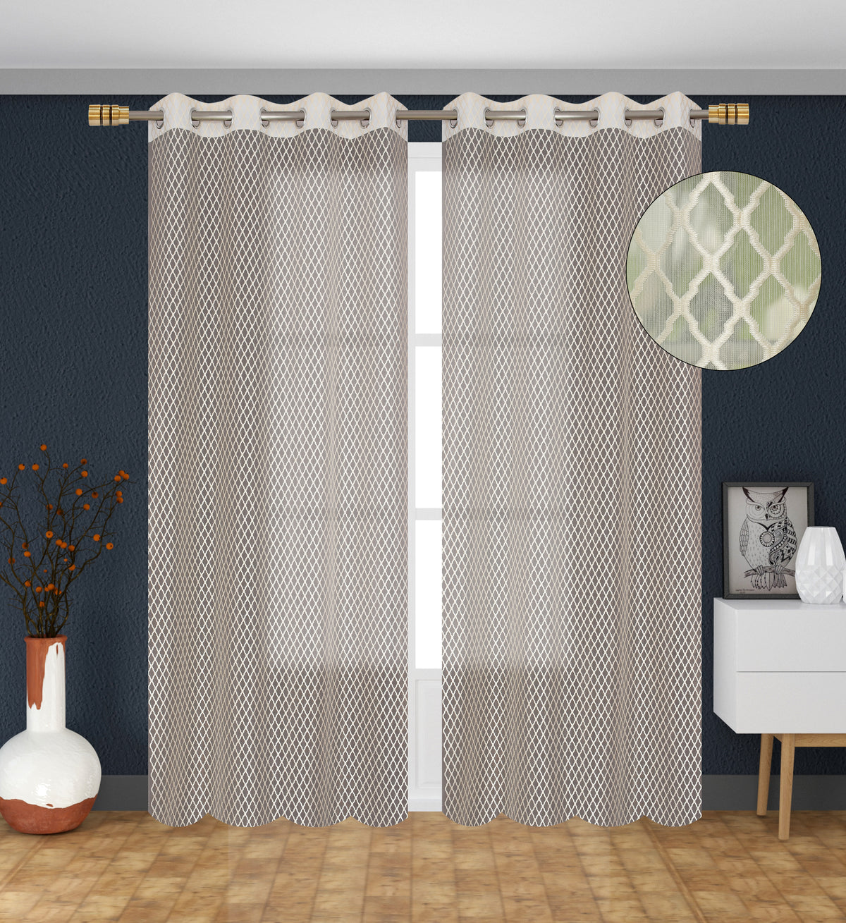 CROSS NET CURTAINS